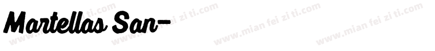 Martellas San字体转换